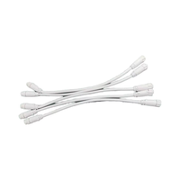 JIaHui disesuaikan M16 2 + 3Pin 5m panjang 100V Kabel silikon putih 2x0.7 mm2 Conductor konduktor tembaga