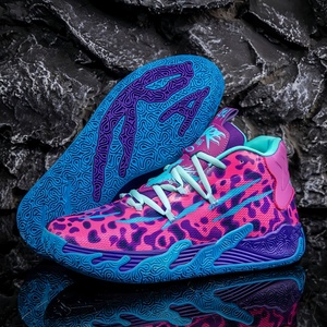 Chaussures de basketball montantes <span class=keywords><strong>pour</strong></span> hommes, en maille extensible, légères, <span class=keywords><strong>pour</strong></span> toutes saisons - Product Image 4