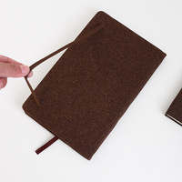 Carnet A5 en papier recyclé avec élastique – Nouveau design professionnel, pages intérieures vierges, agenda de luxe, personnalisable avec LOGO pour entreprise