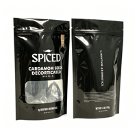 Sachet d'emballage alimentaire personnalisé anti-odeur en Mylar, Doypack refermable à fermeture éclair, pochette thermoscellable en aluminium