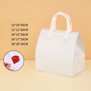 Bolsas de Entrega para Pasteles Personalizadas, Bolsas Térmicas Aislantes de Tela No Tejida para Empacar Pasteles de Leche y Tiramisú con Logotipo Personalizado - Product Image 6