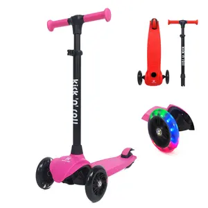 Nieuw Ontwerp Kids Scooter Goedkope Scooter Kinderen Met Ajustable Hoogte Lichtgewicht Trotinette Enfant