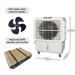 Xách Tay 18000cmh Tầng Thường Vụ Di Động Bay Hơi Nước Làm Mát Không Khí Với Máy Bơm Và Động Cơ Cho Saudi Arabia Thị Trường - Product Image 4