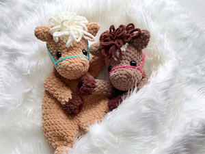 <span class=keywords><strong>Crochet</strong></span> trang trại động vật Đồ chơi ngựa Comforter động vật dễ thương plushie <span class=keywords><strong>Crochet</strong></span> ngựa rúc bé Lovey <span class=keywords><strong>Crochet</strong></span> ngựa - Product Image 2