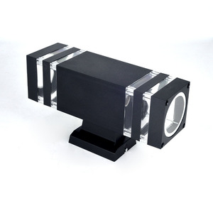 Lámpara de pared para exteriores Ikawa Lighting, luz LED impermeable de doble cabezal para entrada de patio, balcón, escalera - Product Image 3