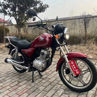 Moto tout-terrain Prince d'occasion pour homme, moteur monocylindre 125 cm³, vitesse maximale 90 km/h, alimentée au carburant, pour trajets quotidiens, Chine continentale
