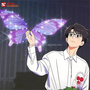 आउटडोर उद्यान तितलियाँ रंगीन 40 सेमी सिम्युलेटेड गतिशील कीट तितली rc रेडियो ट्रांसमीटर तितली - Product Image 3