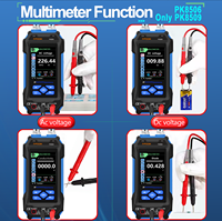 Testeur de câble réseau multifonction i-POOK PK8509 RJ45 avec mesure de longueur jusqu'à 600 m, PoE, VFL, OPM et multimètre