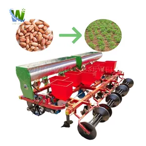 Commercio all'ingrosso della fabbrica 8 file arachide semina macchina piantatrice di arachidi seminatrice con fertilizzante per trattori