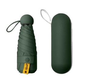 Bsbh Chất Lượng Cao Mini UV Túi Ô <span class=keywords><strong>5</strong></span> Gấp Mát Thiết Kế Tùy Chỉnh In Polyester Mưa Sun Capsule Cổ Điển Cho Du Lịch - Product Image 5