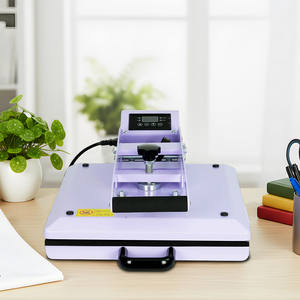 Presse à chaud pour l'impression de logos 38x38cm pour la fabrication de tampons personnalisés, le gaufrage et le débossage sur divers matériaux - Product Image 3