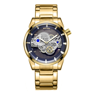 BESTWIN Men's Business Personality Quartz Watch Through the Bottom Steel Belt Luminous <b>Perspective</b> Watch Trend Watch Relojes - Product Image 3