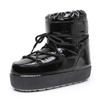 Bottes d'hiver pour femmes, mi-mollet, imperméables, antidérapantes, pour le ski, durables, pour l'extérieur en hiver