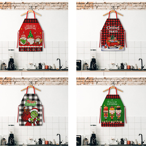 HL-336 Tabliers de cuisine amusants de Noël pour femmes et hommes, tabliers de <span class=keywords><strong>chef</strong></span> réglables - Product Image 3