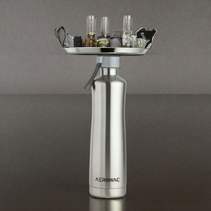 Bouteille d'hydratation en acier inoxydable brossé de qualité supérieure avec couvercle à sangle anti-fuite ou élégant gobelet pour fêtes nuptiales - Product Image 3