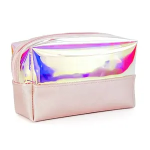 Laser Travel Lazy Makeup Bag Advanced Waterproof Transparent INS Wind Travel Set Toiletry Cosmetic Bag
