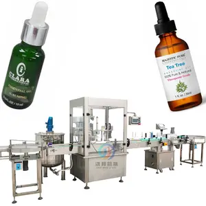 JB-YX2 5ml 10ml Automatic Essential Oil Dropper Bottle Vial Filling Machine Essential Oil filling and Capping Machine