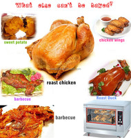 Machine à rôtir Yeegoole, four à poulet rotatif, acier inoxydable, rôtissoire commerciale, CE