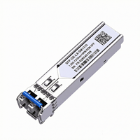 Module émetteur-récepteur optique SFP 1.25G-1310nm-10km monomode duplex avec connecteur LC 1000BASE-LX compatible avec les commutateurs Juniper et Cisco