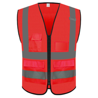 Gilet de sécurité haute visibilité pour ouvriers du bâtiment, vêtements hautement réfléchissants, logo personnalisé