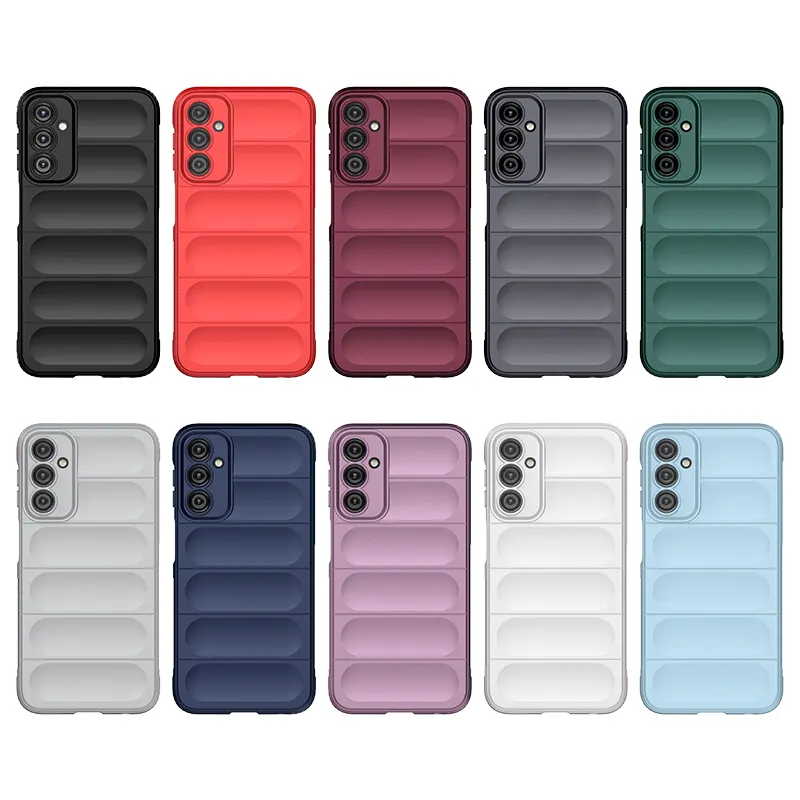 Coque de téléphone portable pour Samsung S24 23 A04 E 14 34 54 4G 5G M F Ultra Plus Armor TPU Silicone Antichoc Sport Couverture de téléphone personnalisée