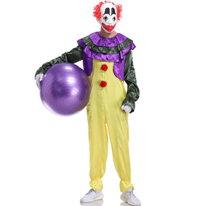 Disfraz de Payaso para Hombre, Disfraz de Halloween, Carnaval, Fiesta de Disfraces - Product Image 5