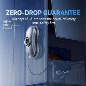 <span class=keywords><strong>Robot</strong></span> de nettoyage de vitres intelligent 3000Pa avec 2 pulvérisateurs d'eau, nettoyeur de vitres automatique avec contrôle par application <span class=keywords><strong>et</strong></span> commande vocale pour immeubles de grande hauteur - Product Image 4