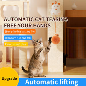 ลูกบอลล่อแมวอัตโนมัติแบบอินเทอร์แอคทีฟพร้อมพู่ห้อย - Product Image 2