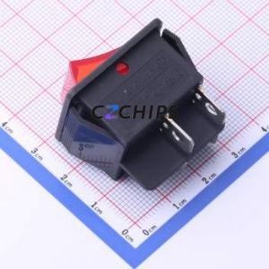 RS606-201N011CRB Rocker Switch Through hole Component (THT) Switch 30.5mm 25.5mm 20mm Concave Bend - Product Image 2