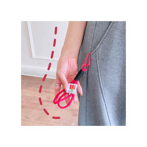 Sangles de poignet tissées à blocs de couleurs à la mode pour hommes et femmes téléphones portables cartable et pendentifs porte-clés - Product Image 6