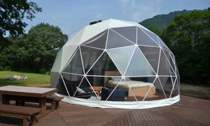 Furnished <strong>Glamping</strong> Geodesic <strong>Dome</strong> With Wood Stove Outdoor <strong>Dome</strong> House Ball Tent Geodome Tent