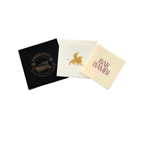Serviettes de cocktail de couleur personnalisée avec logo Serviettes en papier comme Airlaid Serviettes jetables pour boissons