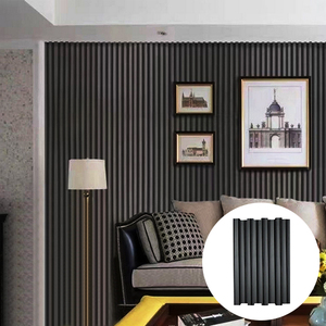 WPCウッドプラスチック複合室内壁クラッディングパネル浴室 & ジム装飾用 - Product Image 1