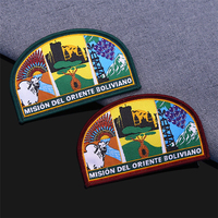Patchs personnalisés en gros, thermocollants, 3D, avec logo personnalisé, badges appliqués, brodés, à coudre ou à repasser pour vêtements