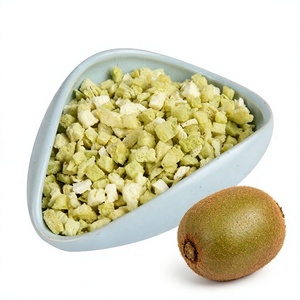 Dés de <span class=keywords><strong>kiwi</strong></span> lyophilisés Halal, faible MOQ, emballage personnalisé, garniture pour smoothie, végétalien, sain, en vrac - Product Image 1