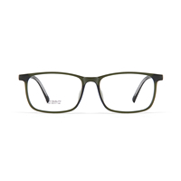 7334 Montures de lunettes en acétate de cristal ultra-légères, originales, élégantes, rétro, au style littéraire et raffiné