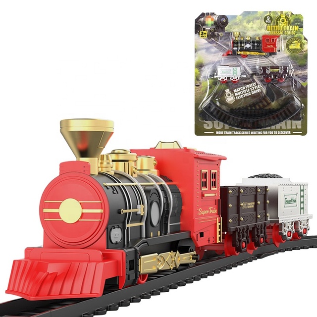Customized Children's High-speed Electric Train Toy Educational Classic Train Toy Self-assembling Train Toy
