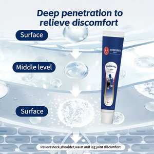 Baume de massage à la <span class=keywords><strong>glucosamine</strong></span> pour soulager les douleurs articulaires - Tube bleu ou soin post-exercice pour les épaules, le cou, la taille, les genoux, les jambes. 30g - Product Image 5