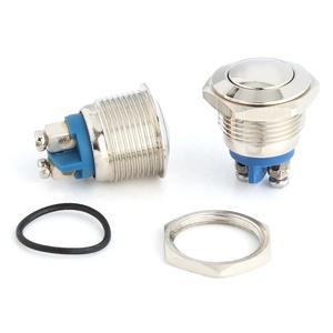 16 Mét Pushbutton <span class=keywords><strong>On</strong></span> <span class=keywords><strong>Off</strong></span> Chuyển 16 Mét Kim Loại Chống Thấm Nước <span class=keywords><strong>On</strong></span> <span class=keywords><strong>Off</strong></span> Momentary <span class=keywords><strong>Push</strong></span> <span class=keywords><strong>Button</strong></span> Chuyển - Product Image 2