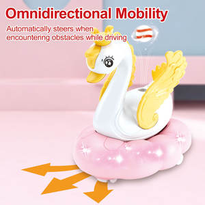 Juguete Eléctrico de Animales para Espectáculos de Acrobacias, Bola Voladora Flotante con Música y Luces Intermitentes, Lindos Juguetes de Animales que Caminan y Evitan Obstáculos - Product Image 4