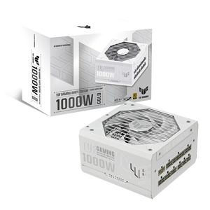 Nuevo en Stock: Fuente de Alimentación TUF Gaming 1000W Gold BK&WH ATX3.1 Totalmente Modular, Certificación 80 PLUS GOLD, con Conectores de 24/20 Pines para PC de Escritorio - Product Image 2