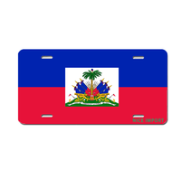 Plaques d'immatriculation personnalisées avec drapeau de la Guyane, plaque d'immatriculation nationale personnalisée, souvenir du pays, cadeau, plaque décorative