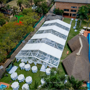 Tentes d'événement <span class=keywords><strong>mariage</strong></span> en plein air pour 100 personnes 20x40 tente de <span class=keywords><strong>mariage</strong></span> en aluminium fête loyer commercial - Product Image 4