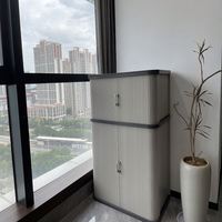 Mueble de Almacenamiento de Resina para Cocina Exterior, Precio de Fábrica, Personalizable, Estantes con Puertas, Fácil de Montar, Impermeable