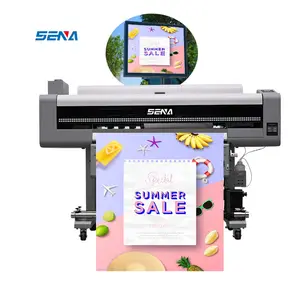 Penjualan langsung dari pabrik Poster gulung kecepatan tinggi pencetak kulit pemindai LED Printer Format lebar UV