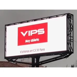 Outdoor 8X4 4X3 P10 High Resolution Led Display Sign Board Street Pole Advertising Led Screen Panneau Publicitaire Exterieur