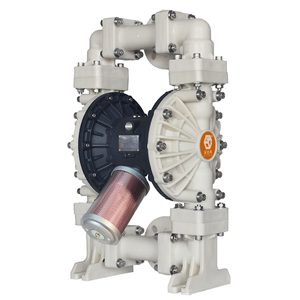 GODO BFQ-40F 1.5'' PVDF <b>Air</b> Operated Pneumatic Diaphragm <b>Pump</b> Water Chemical Transfer Machinery - Product Image 4