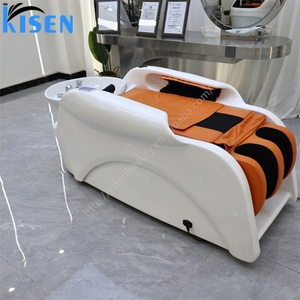 Fauteuils de Salon de Luxe Kisen 2025 et Lit de Massage Automatique pour Lavage de Cheveux : Commande Tactile Intelligente, Spa Capillaire & Design Éco-responsable - Product Image 3