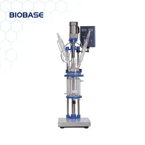 BIOBASE JGR-5L Labor vakuum-Homogeniger Mischer 5 Liter Einzelmantel-Glas-Reaktor