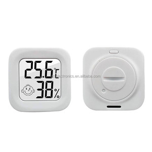 Nieuwe Hete Verkoop Lachend Gezicht Temperatuur Vochtigheidsmeter VKS-60 Babykamer Mini Lcd Meetinstrument Met Schakelaar Schakelende Meter - Product Image 5